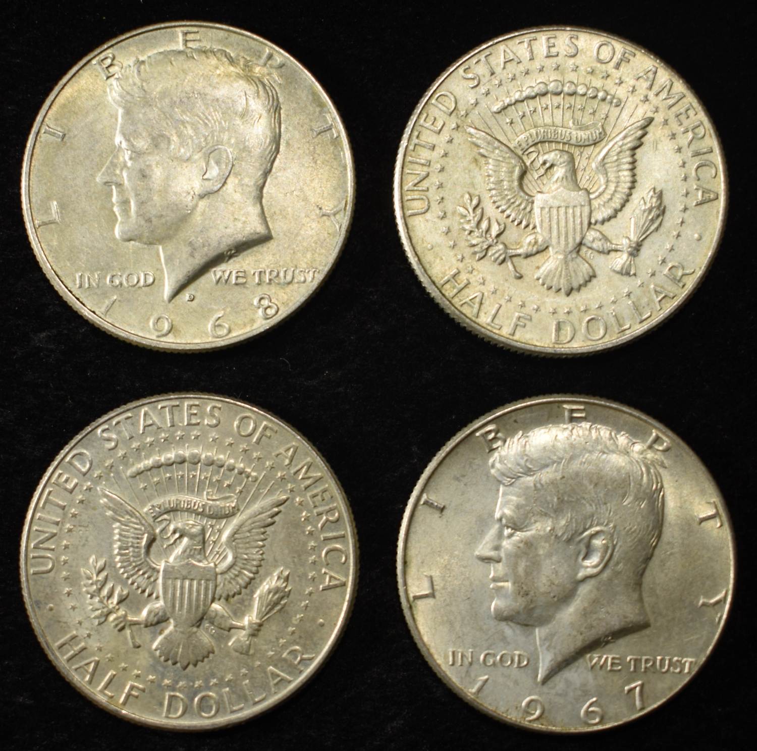 (20) 40% SILVER KENNEDY HALF DOLLARS