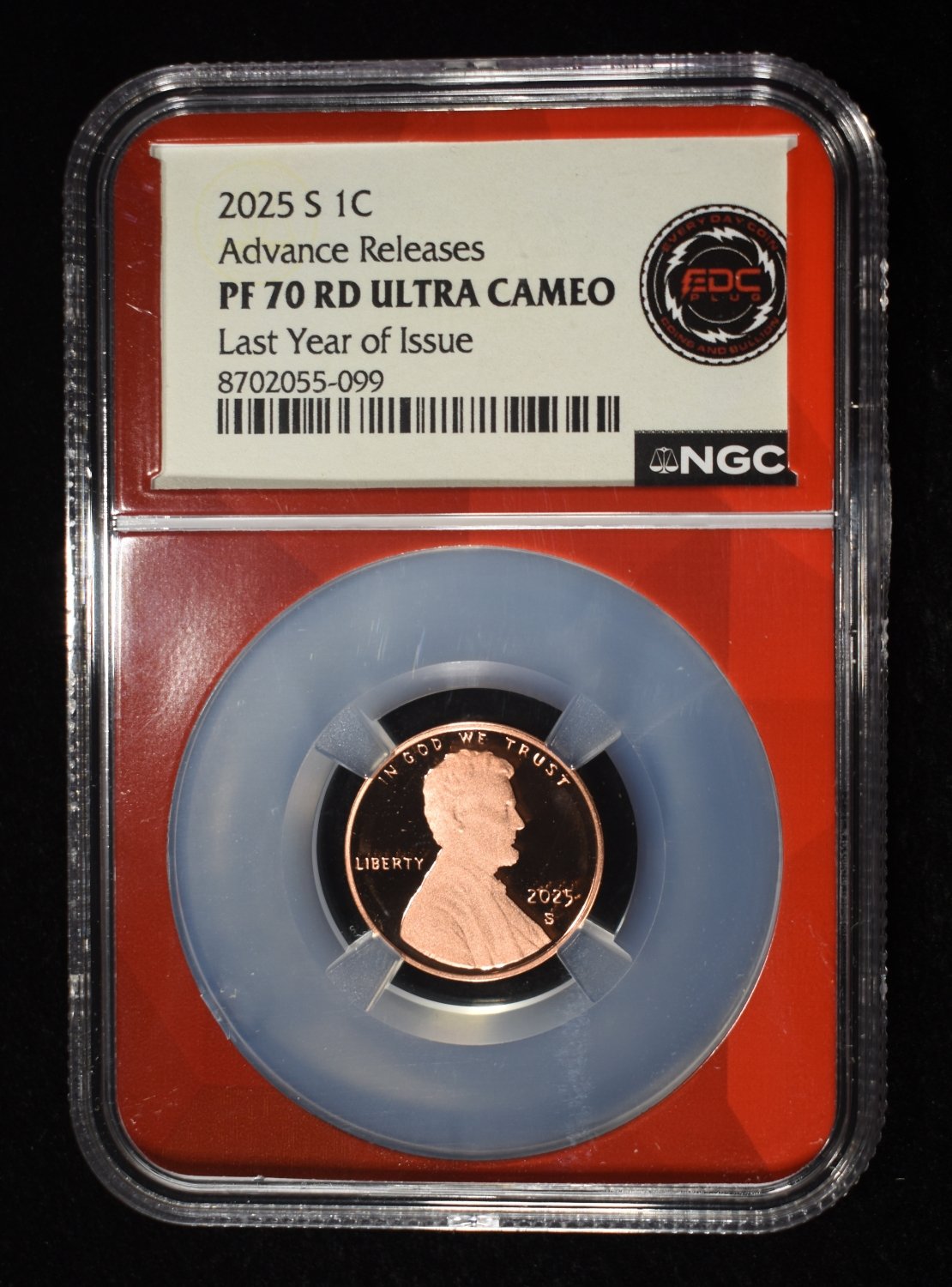 2025-S LINCOLN CENT NGC PR-70 RD ULTRA CAMEO