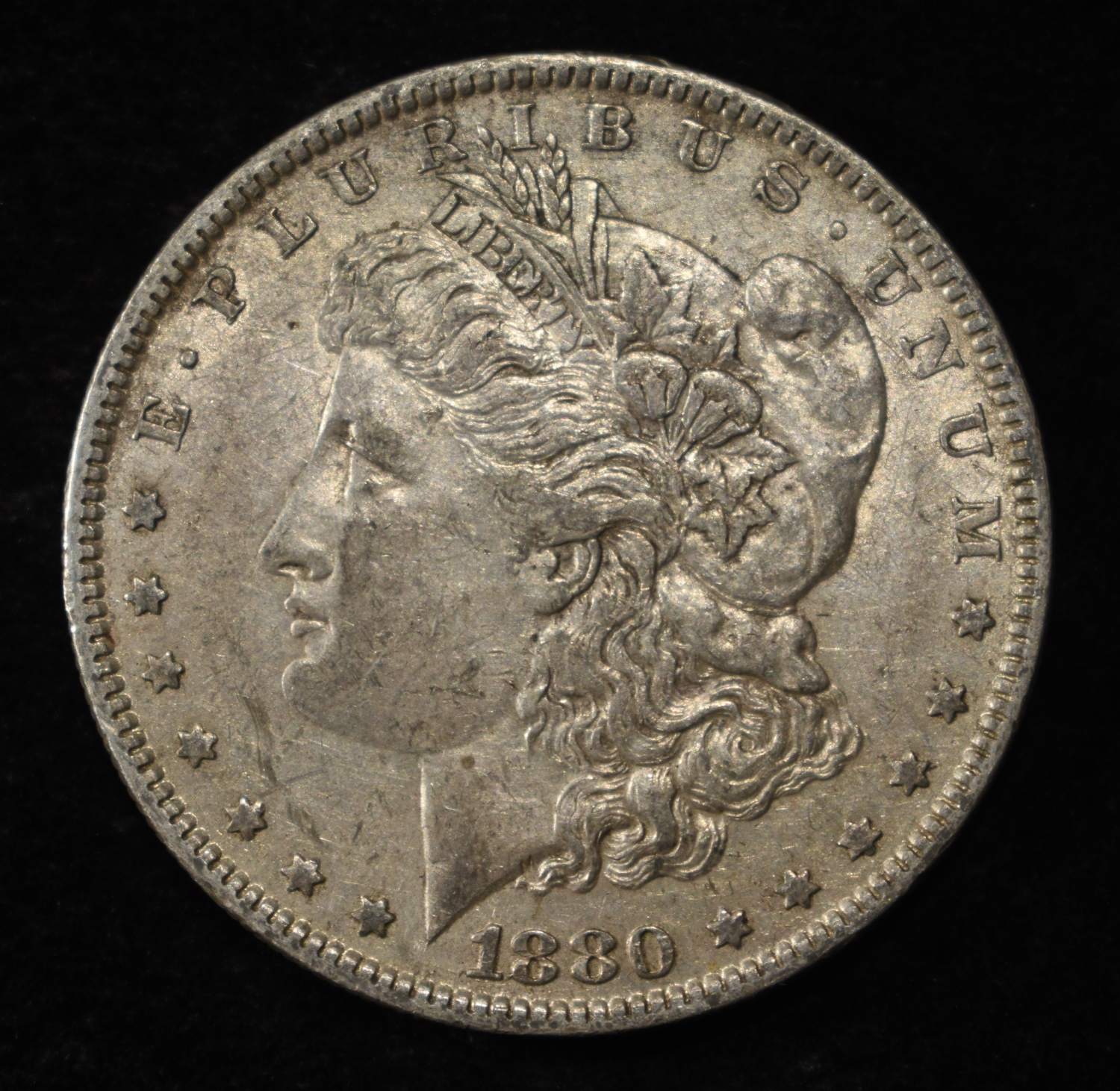 1880-O MORGAN DOLLAR XF/AU