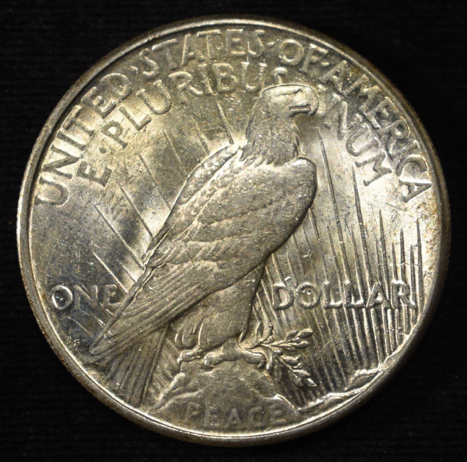 1923-S PEACE DOLLAR AU/BU