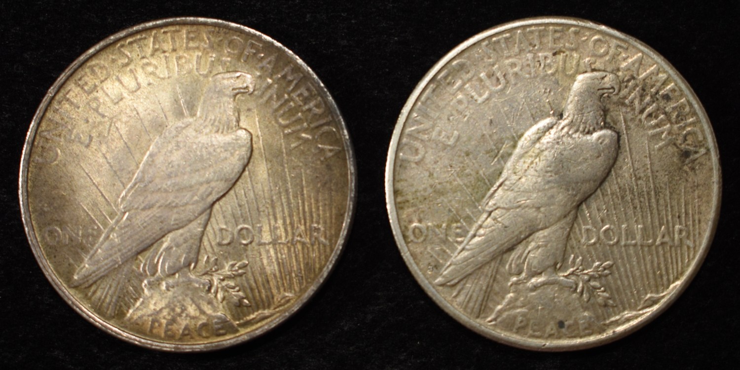 1924-P&S PEACE DOLLARS
