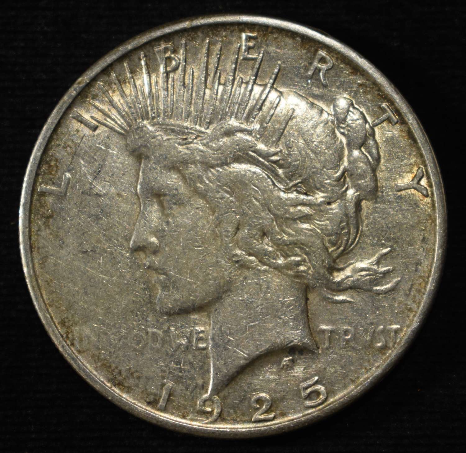 1925-S PEACE DOLLAR VF
