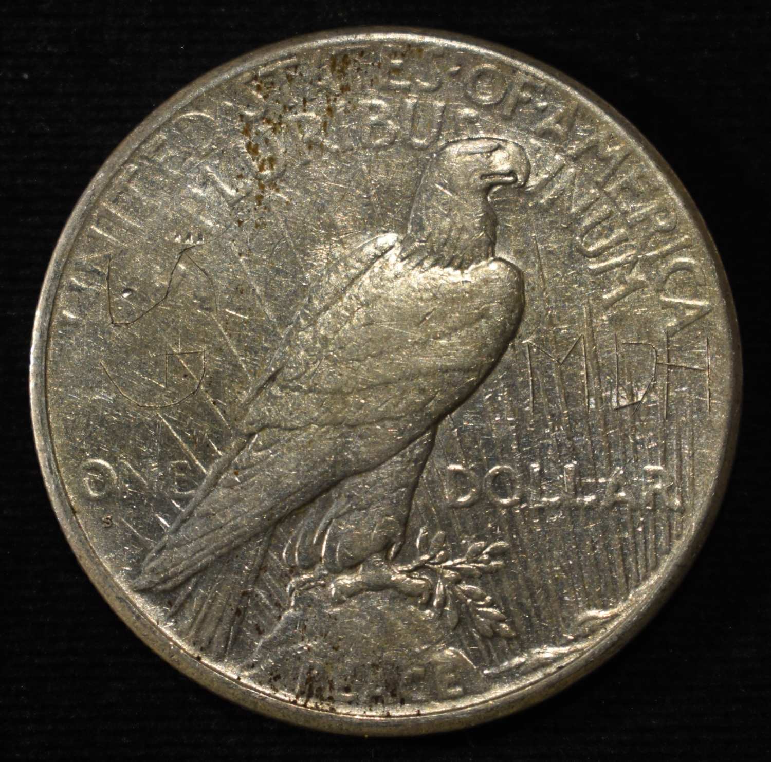1926-S PEACE DOLLAR *DAMAGED