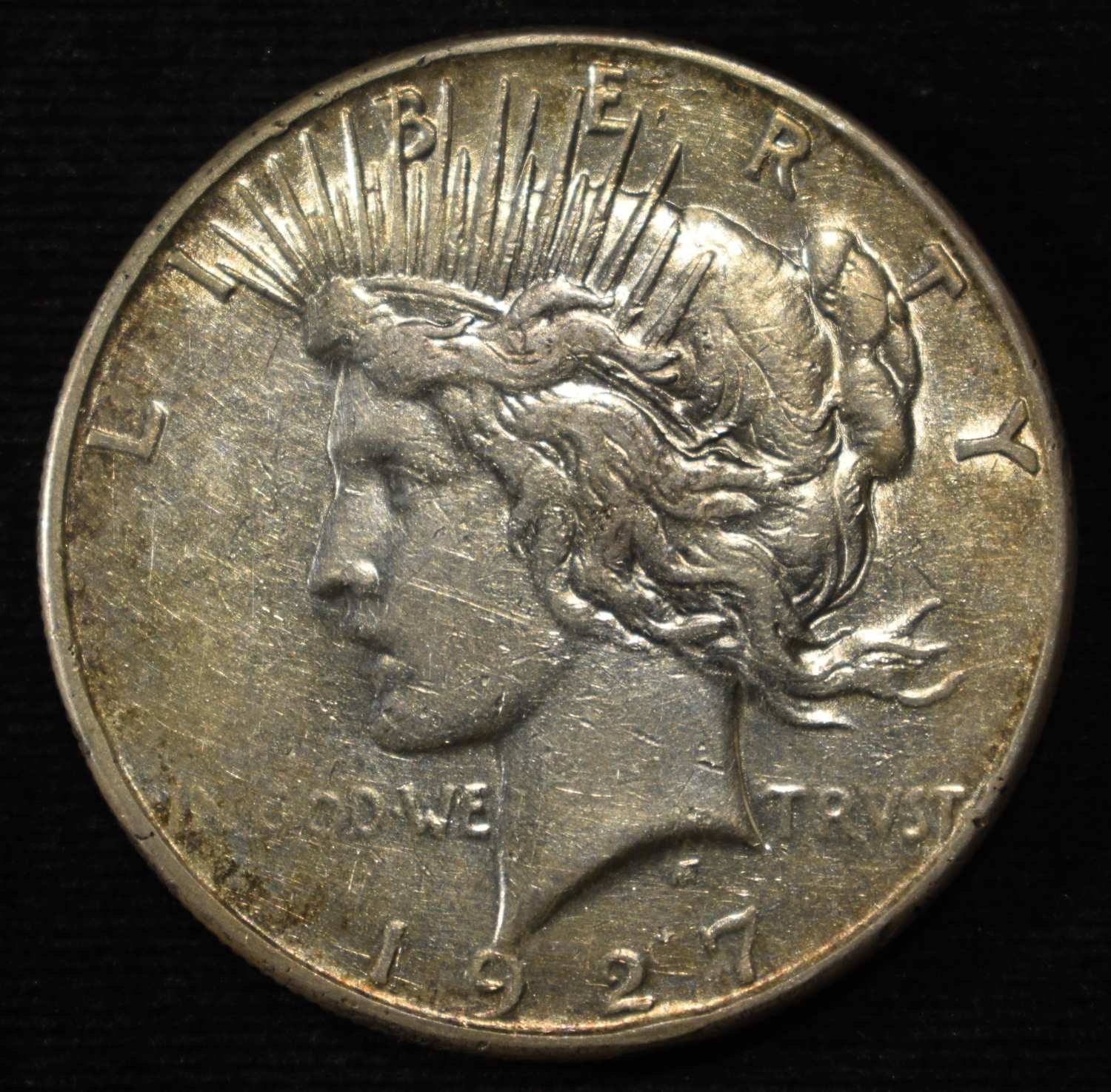 1927-S PEACE DOLLAR XF