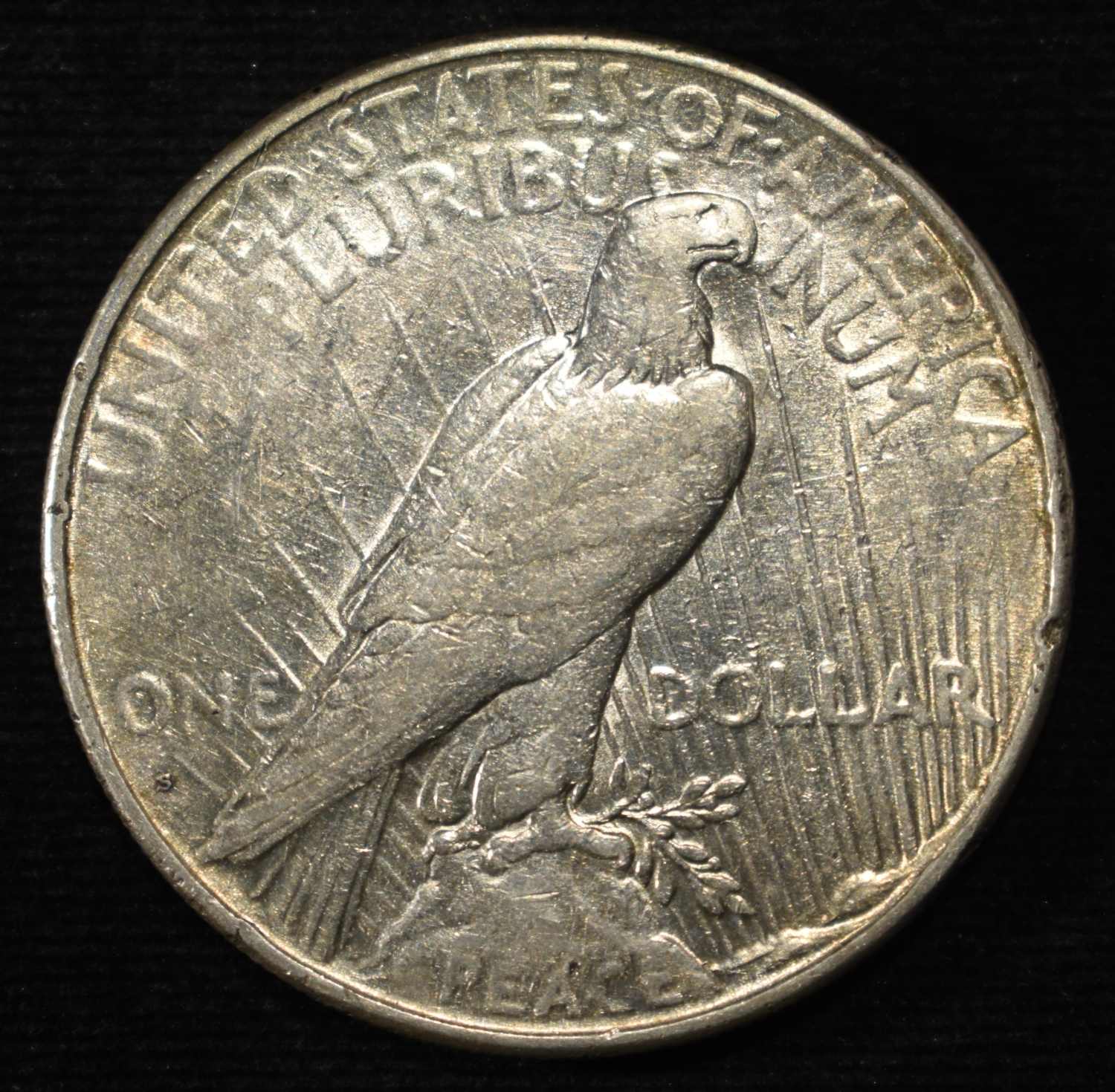 1927-S PEACE DOLLAR XF
