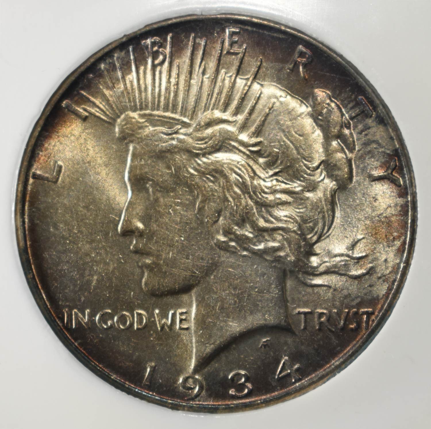 1934 PEACE DOLLAR PCI GEM BU