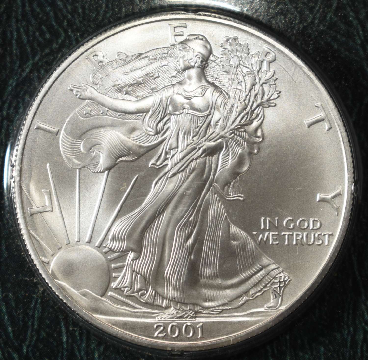 2001 AMERICAN SILVER EAGLE