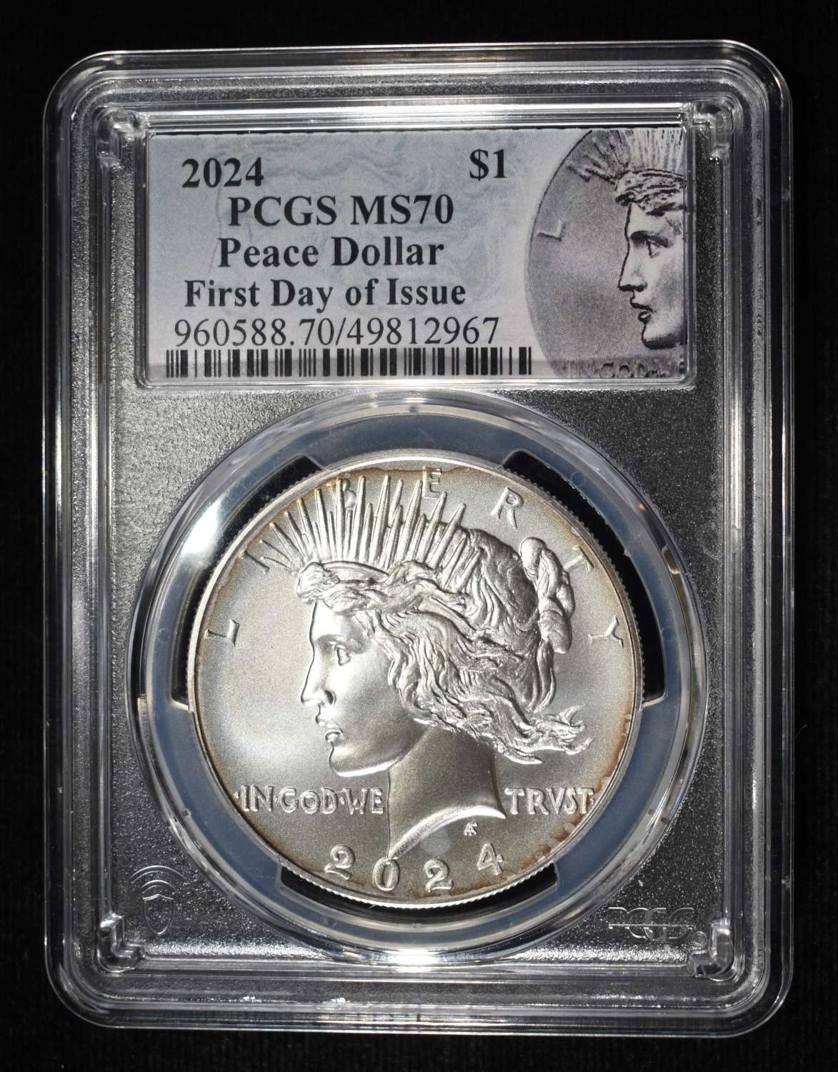 2024 PEACE DOLLAR PCGS MS70 FDI