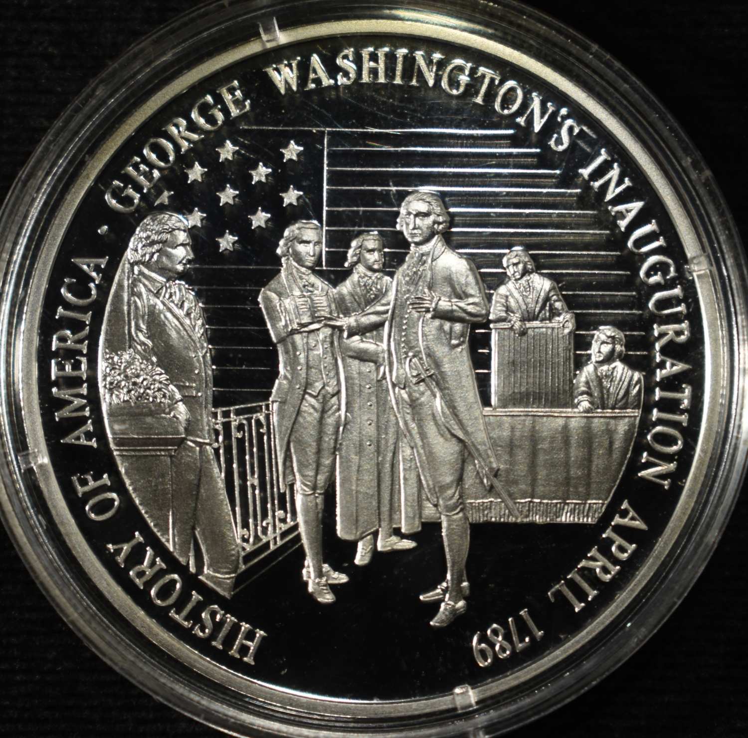 INAUGURATION 1789 APPROX 0.64 OZ .999 SILVER
