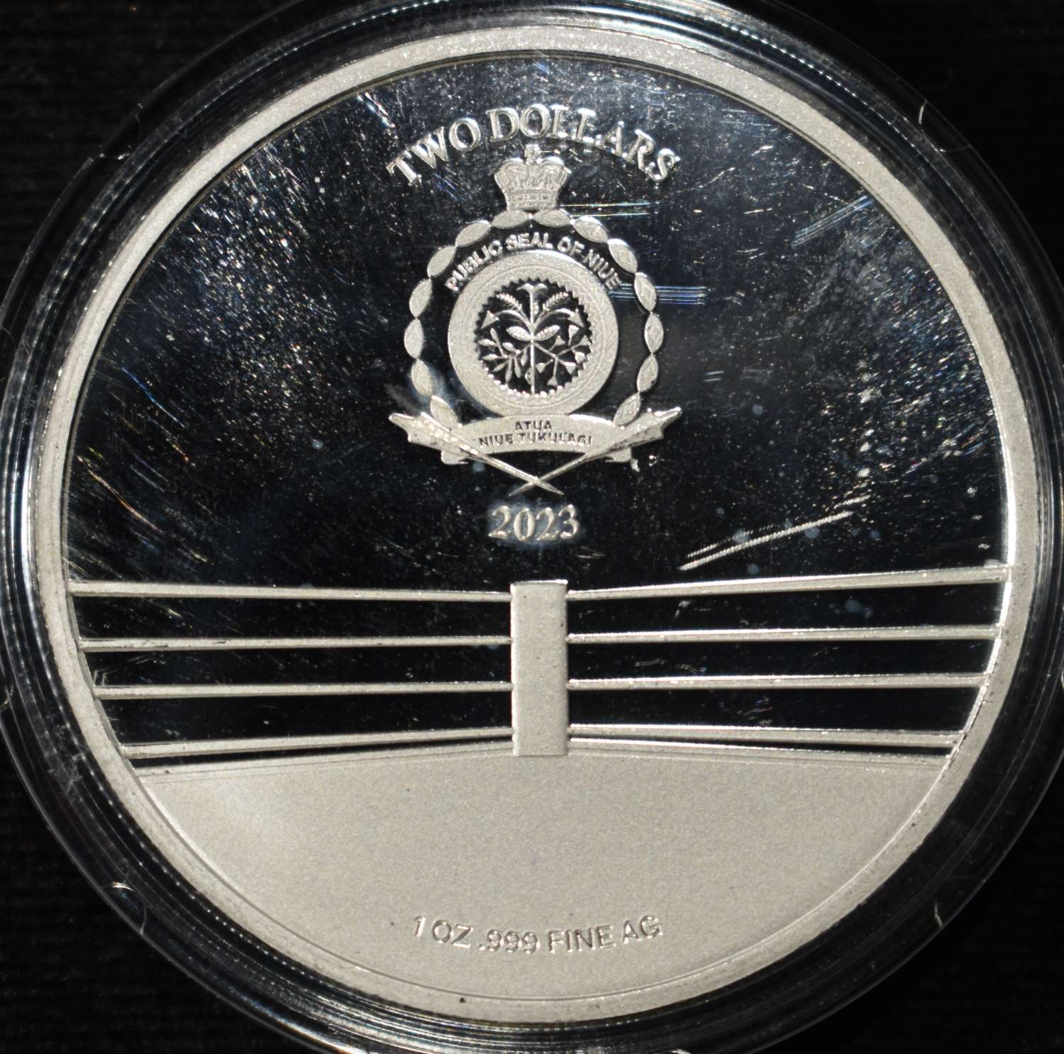 RUMBLE IN THE JUNGLE 1 OZ .999 SILVER ROUND
