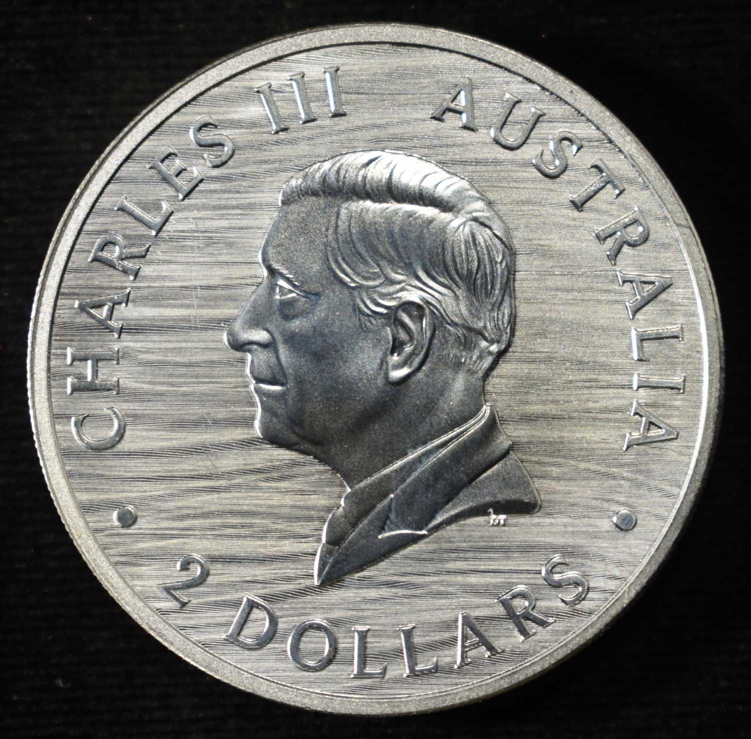 2024 2 OZ .999 SILVER $2 AUSTRALIA WILDLIFE ROUND