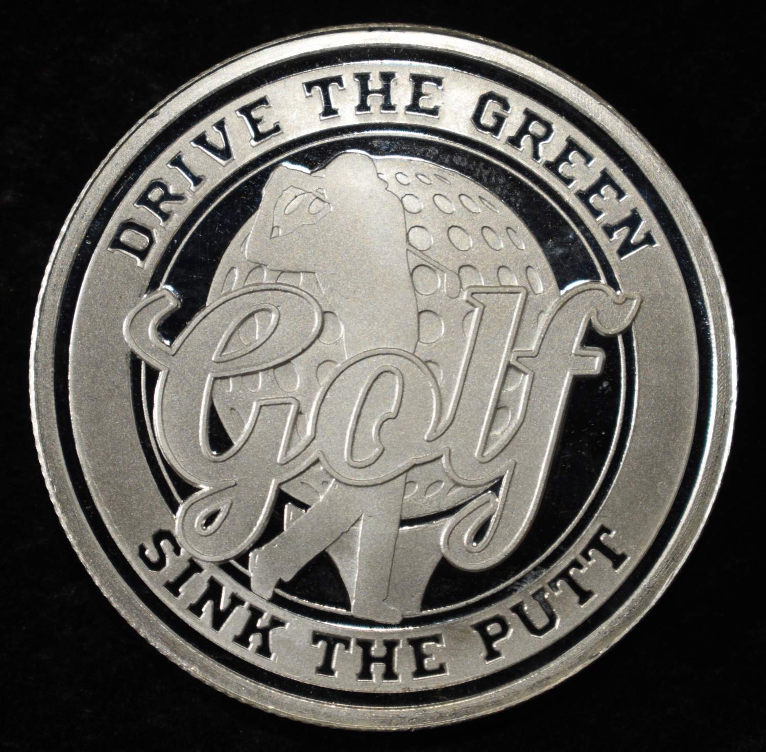 GOLF 1 OZ .999 SILVER ROUND