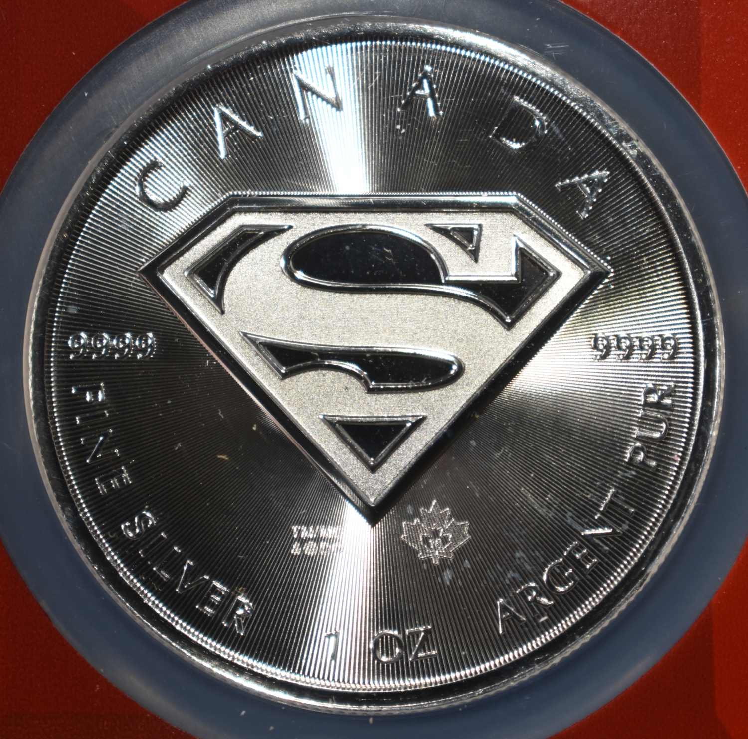 2016 1 OZ SILVER CANADA SUPERMAN NGC MS-69