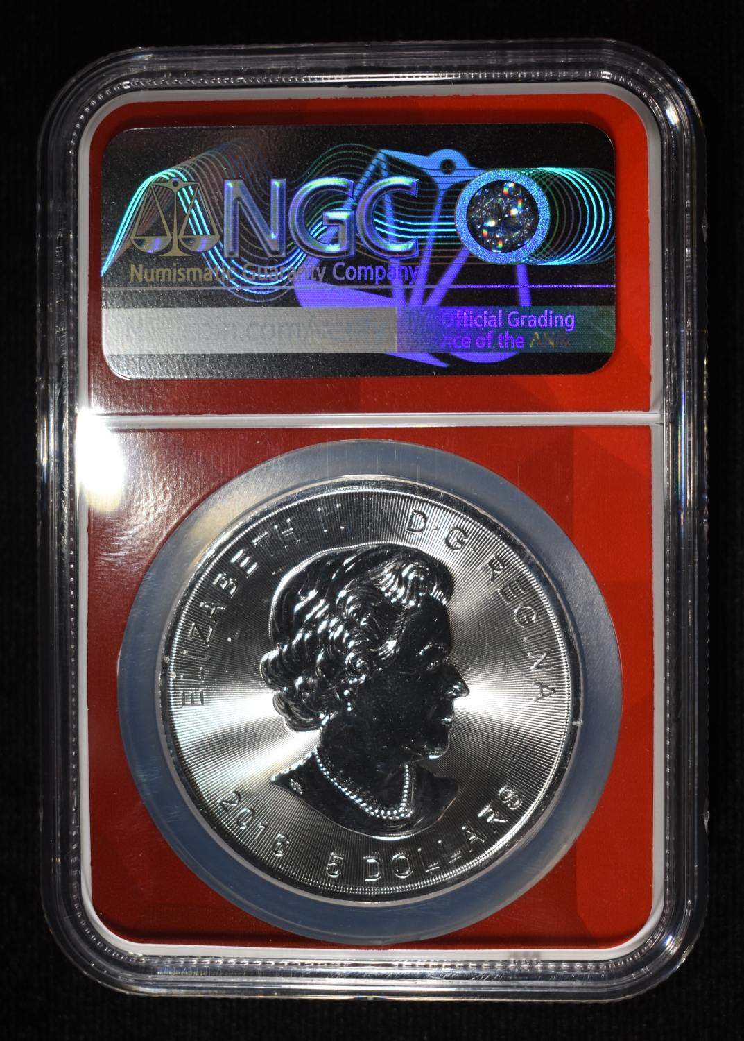 2016 1 OZ SILVER CANADA SUPERMAN NGC MS-69
