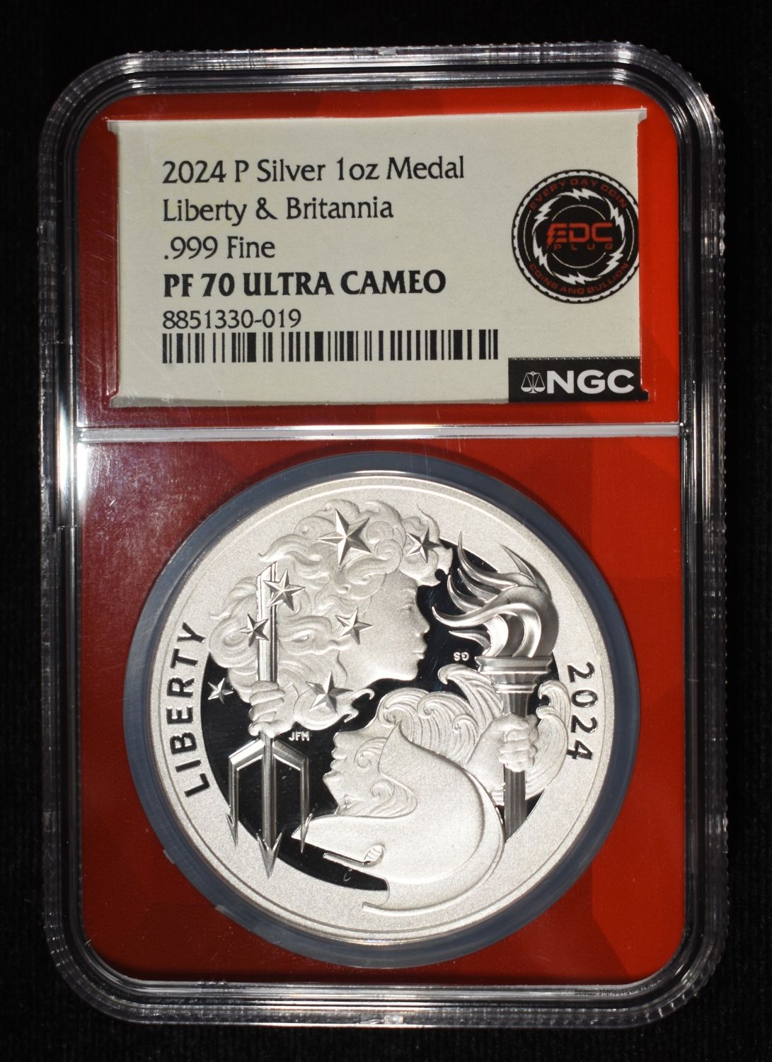 2024-P SILVER LIBERTY & BRITANNIA NGC PF-70 UCAM