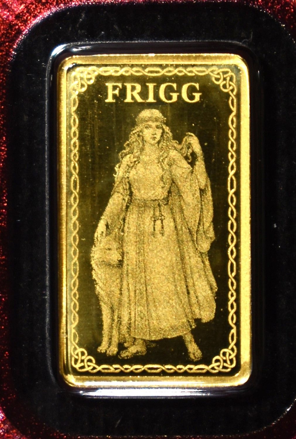 FRIGG 1/100TH OZ .9999 GOLD BAR