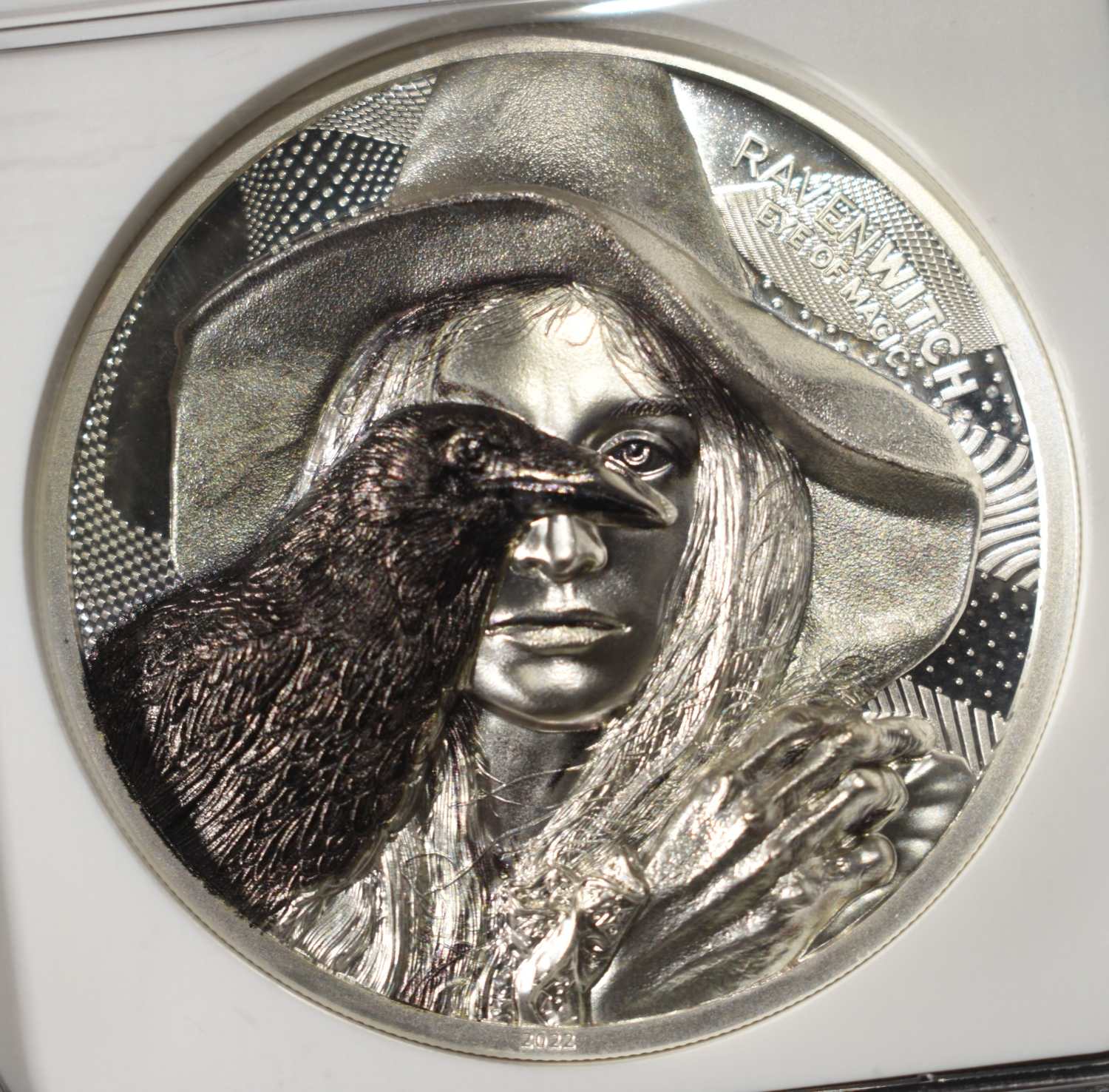 2022 COOK IS. SILVER RAVEN WITCH NGC PF-70 UCAM