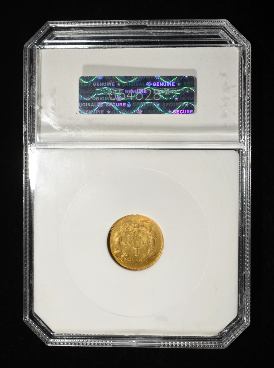 1855-O GOLD TYPE 2 $1 PCI CH BU