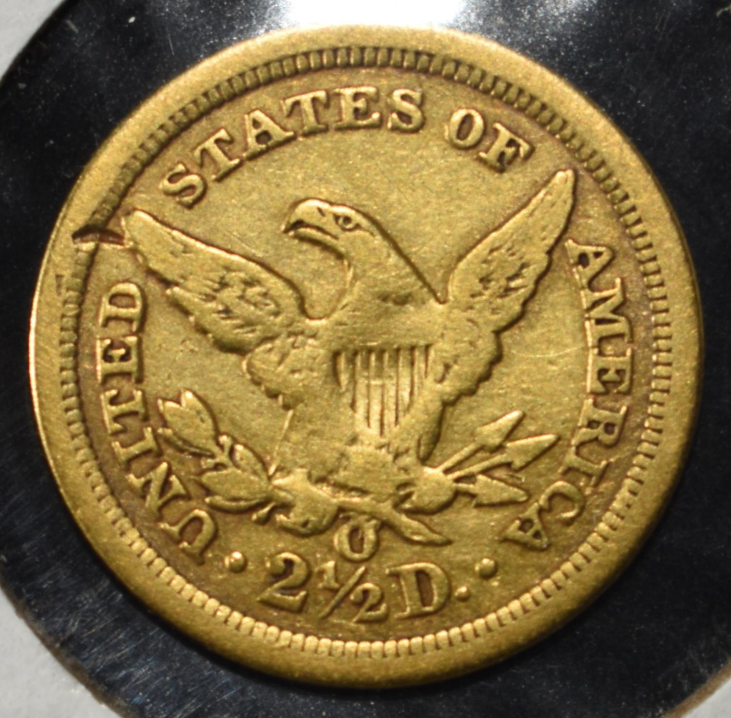1846-O $2.50 LIBETRY GOLD AU
