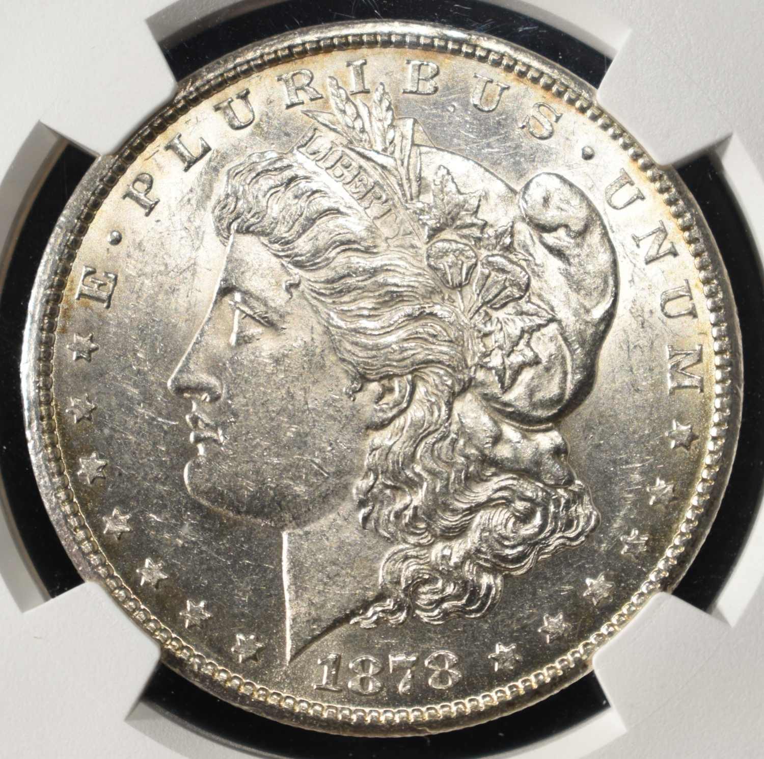 1878-CC MORGAN DOLLAR NGC AU-58