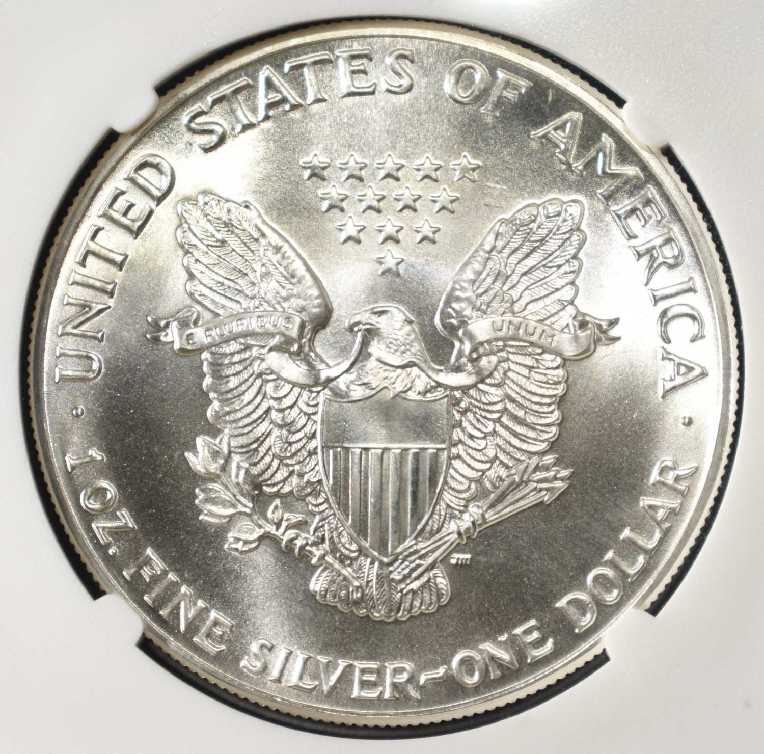 1986 AMERICAN SILVER EAGLE NGC MS69