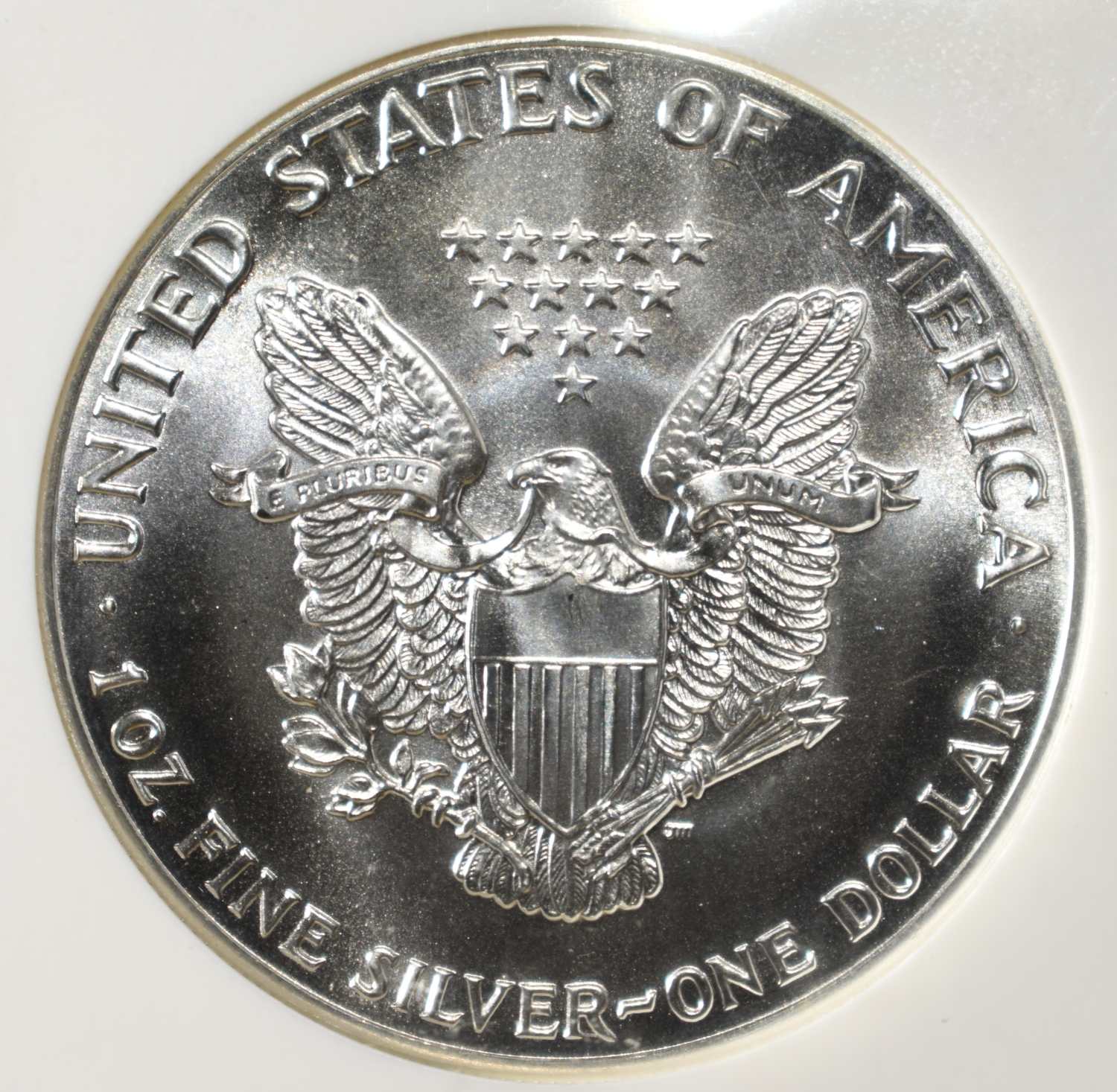 1987 AMERICAN SILVER EAGLE NGC MS69