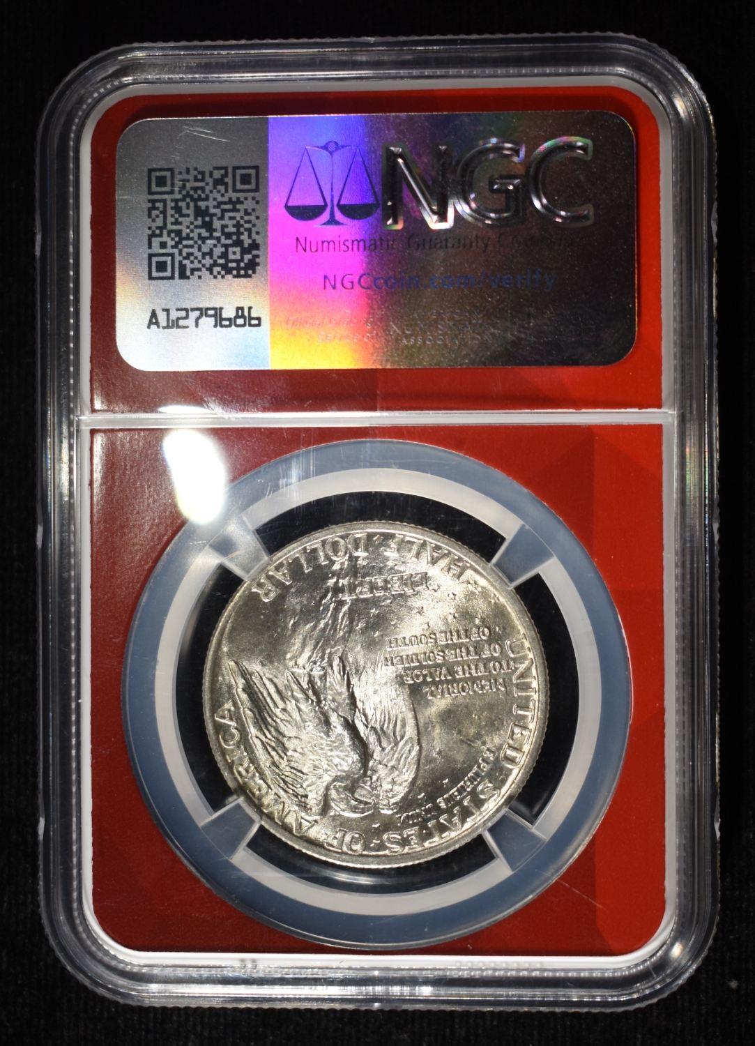 1925 STONE MOUNTAIN COMMEM HALF NGC MS-65