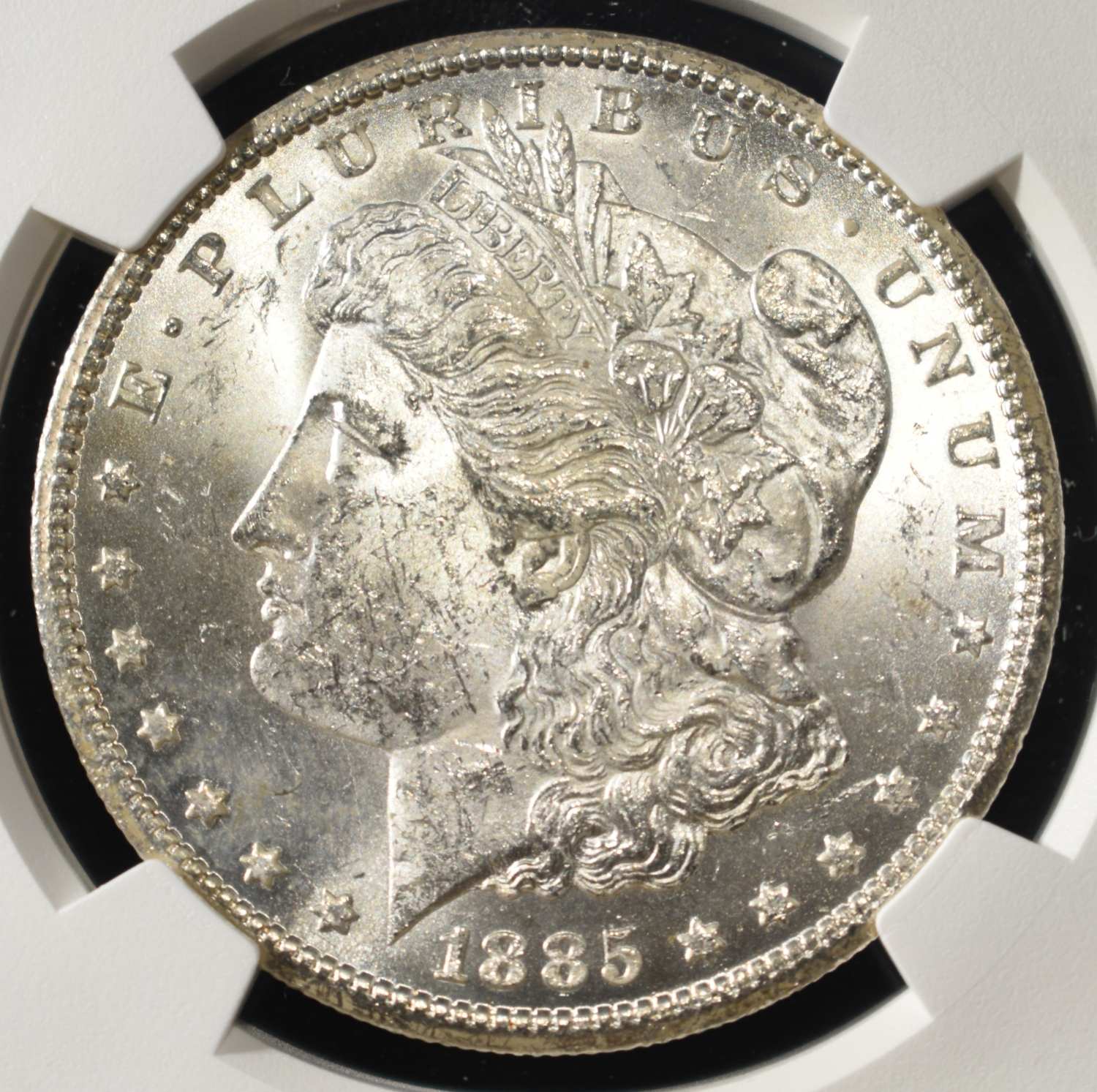 1885-CC MORGAN DOLLAR NGC MS-62