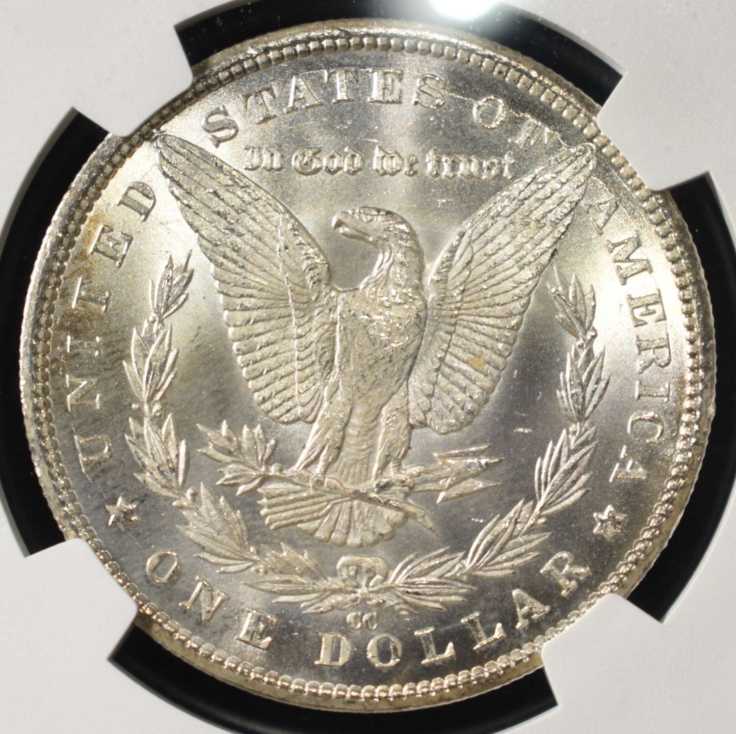 1885-CC MORGAN DOLLAR NGC MS-62