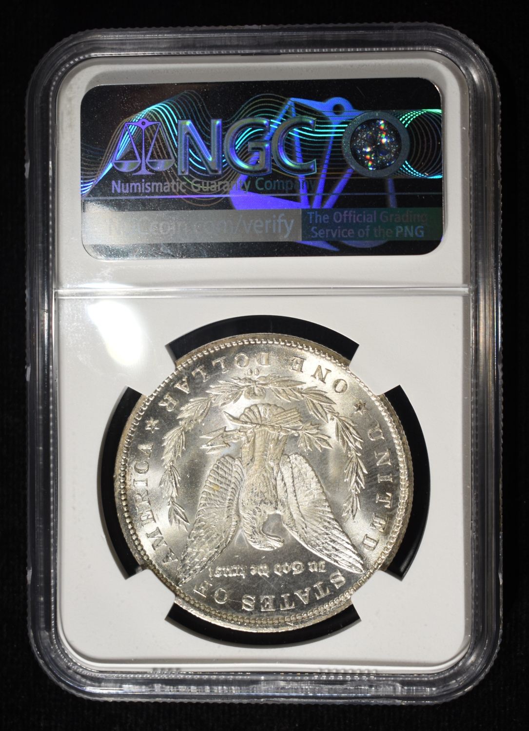 1885-CC MORGAN DOLLAR NGC MS-62