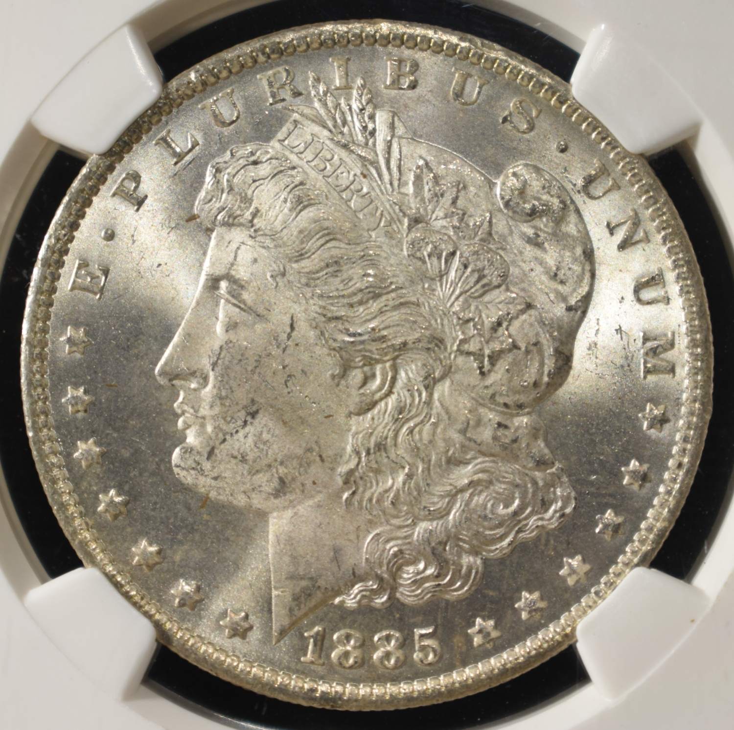 1885-O MORGAN DOLLAR NGC MS-64