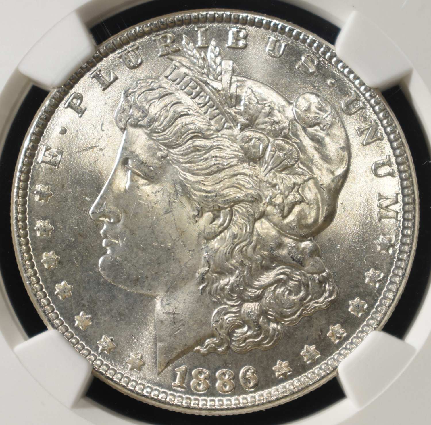 1886 MORGAN DOLLAR NGC MS-64