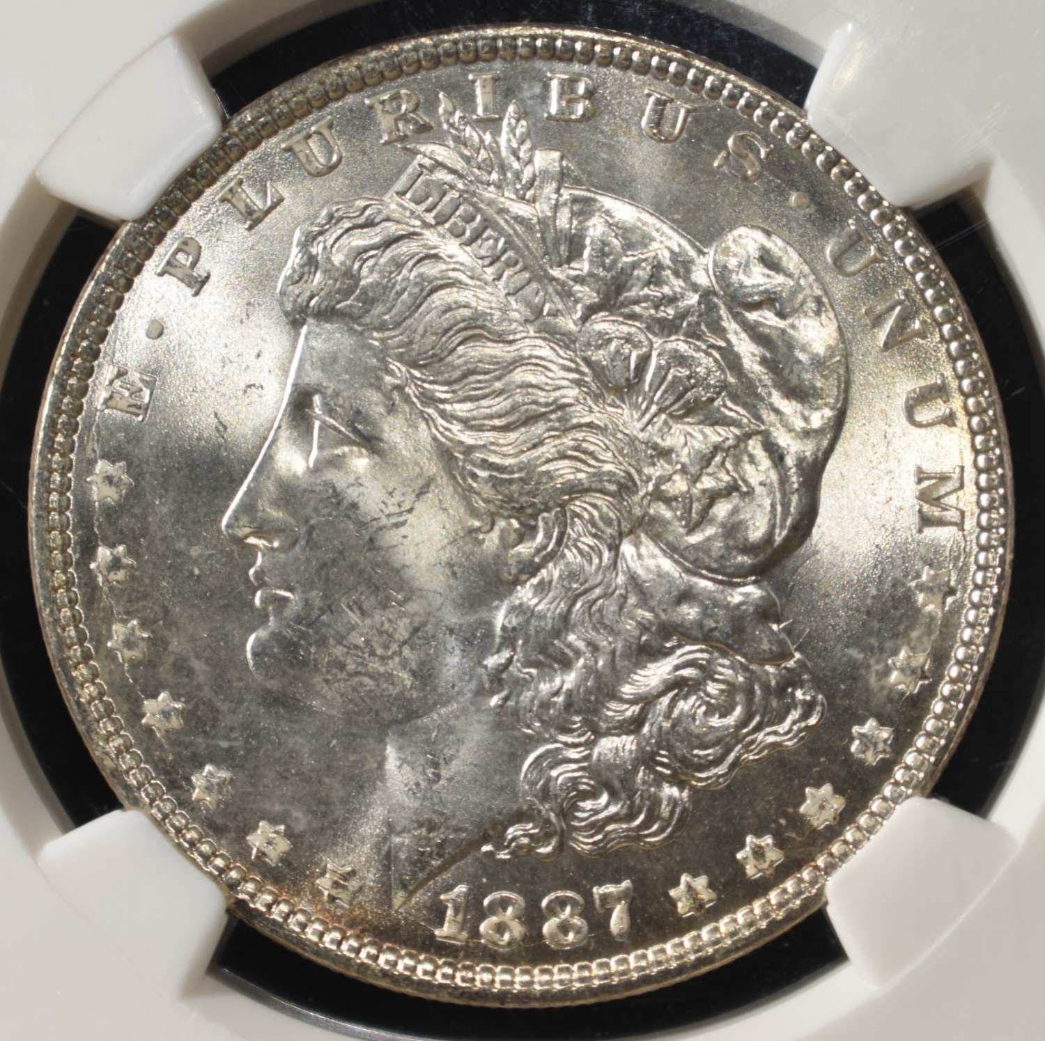 1887 MORGAN DOLLAR NGC MS-64