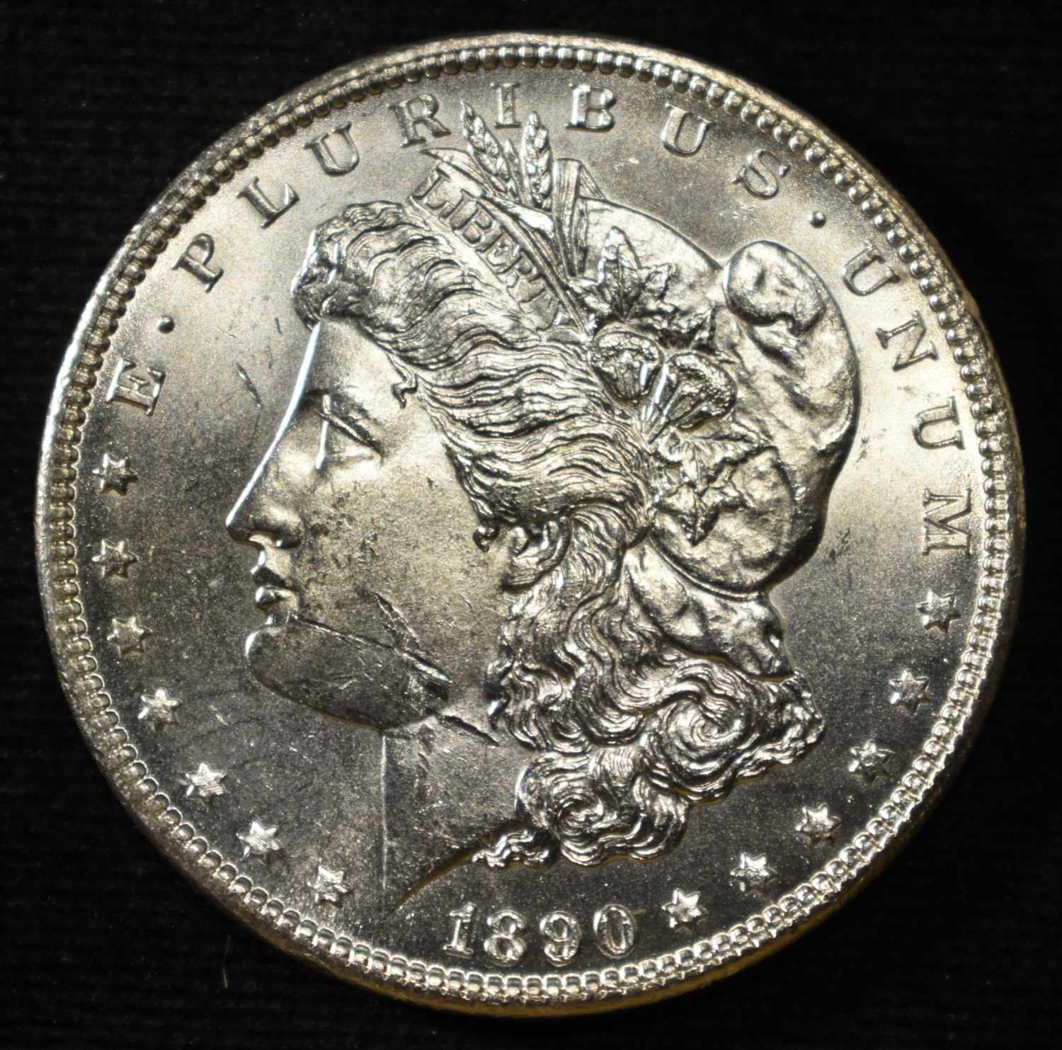 1890-CC MORGAN DOLLAR UNC