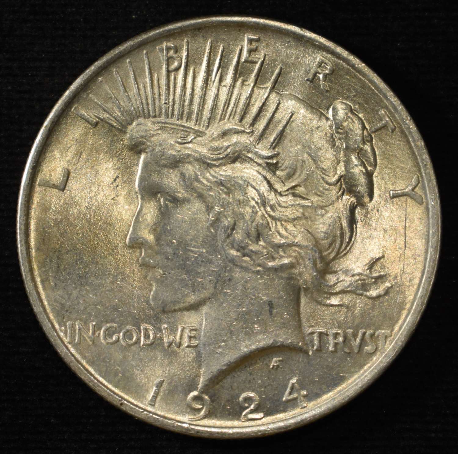 1924 PEACE DOLLAR BU