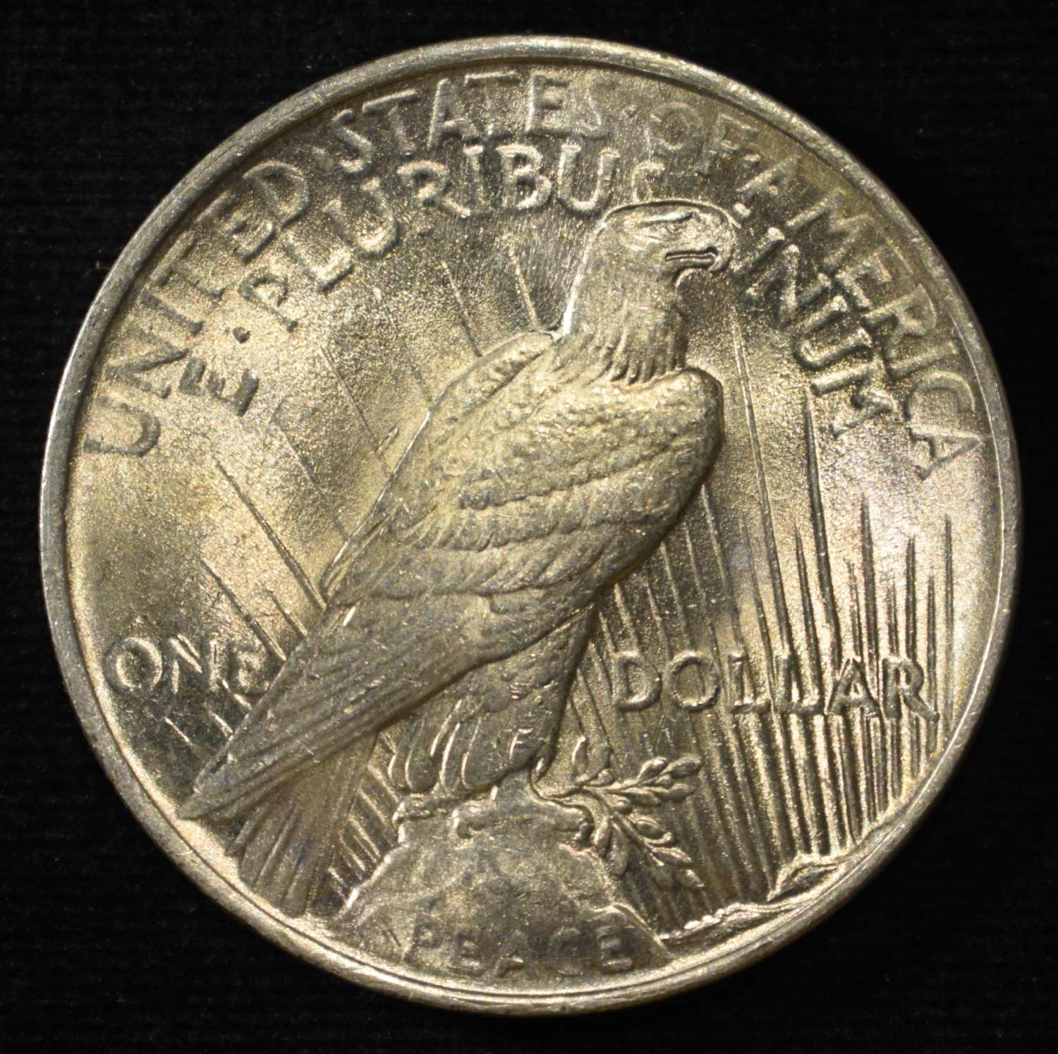 1924 PEACE DOLLAR BU