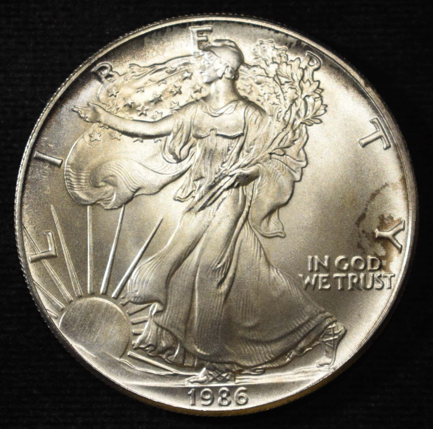 1986 AMERICAN SILVER EAGLE