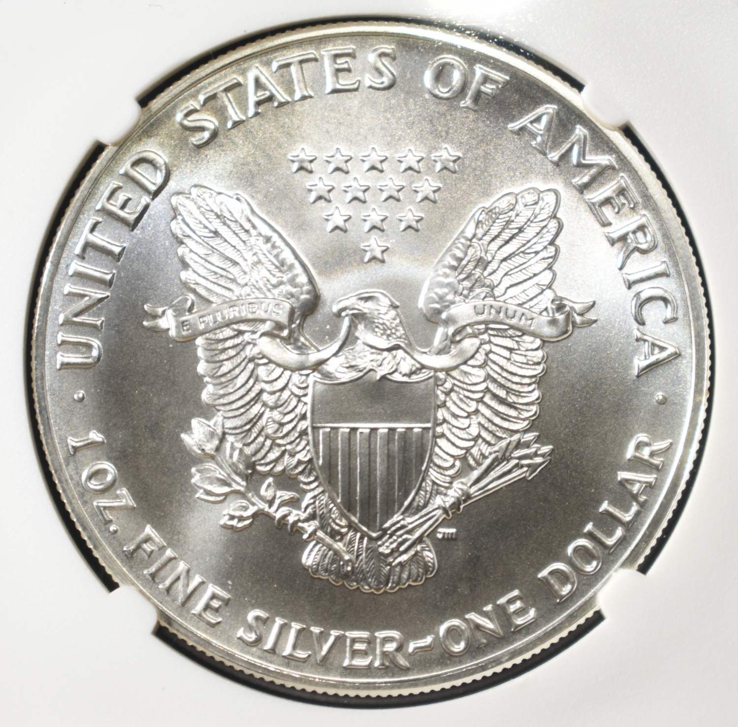 1990 AMERICAN SILVER EAGLE NGC MS69