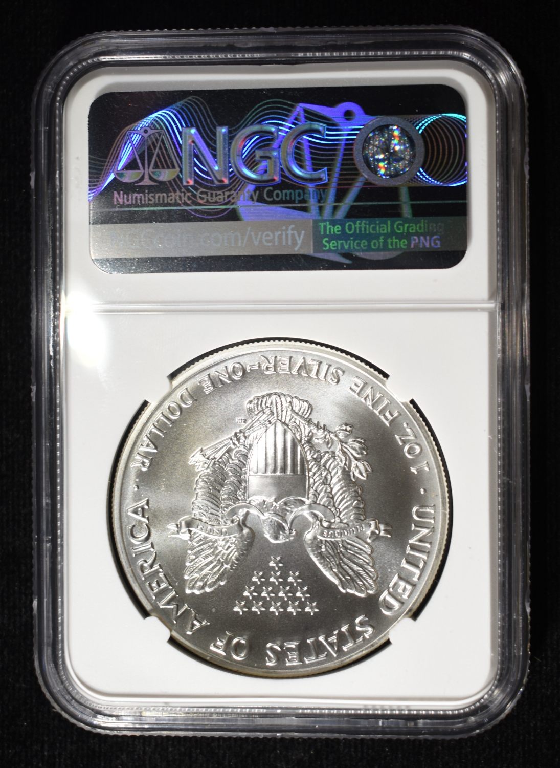 1991 AMERICAN SILVER EAGLE NGC MS69