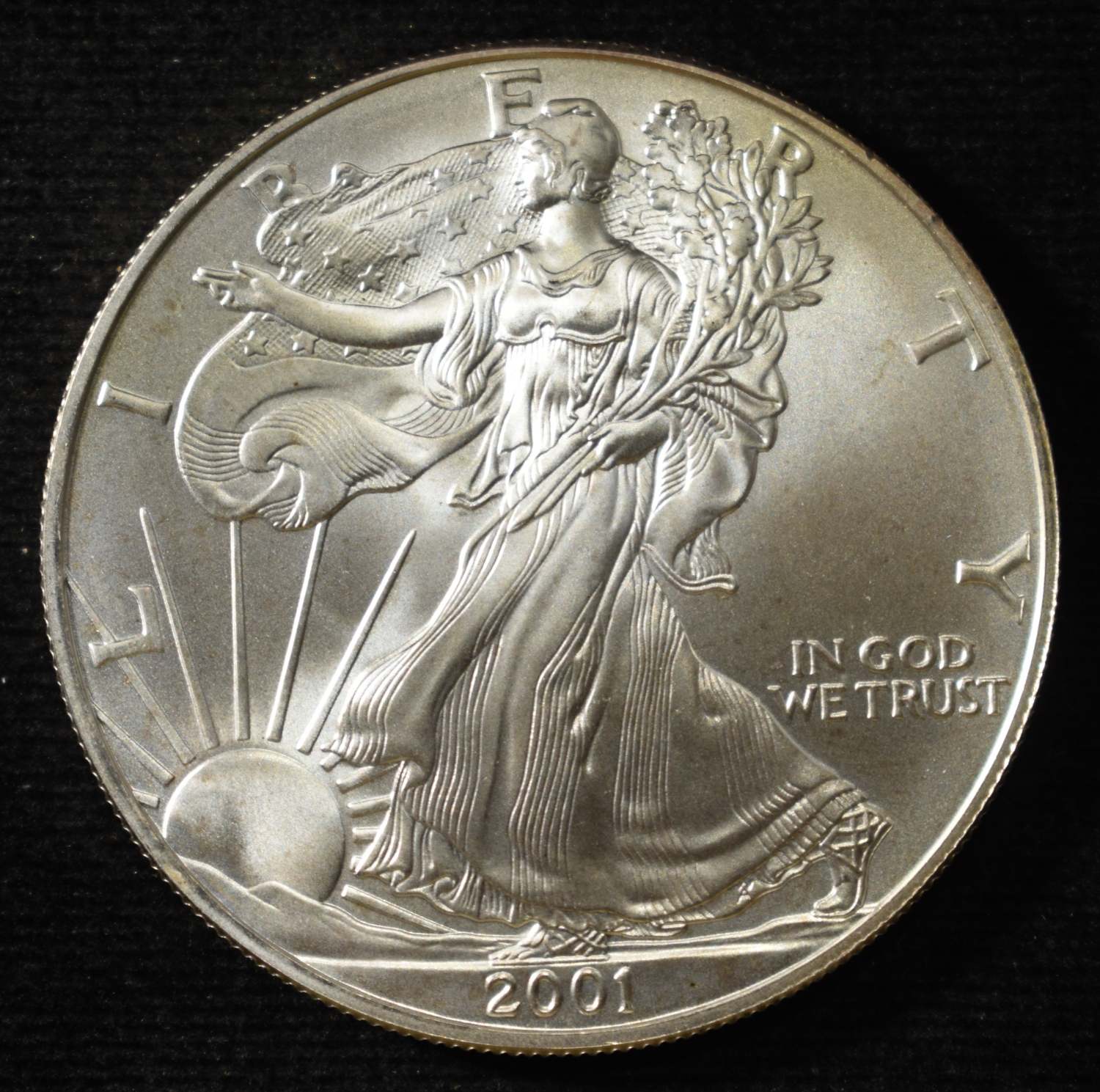 2001 AMERICAN SILVER EAGLE