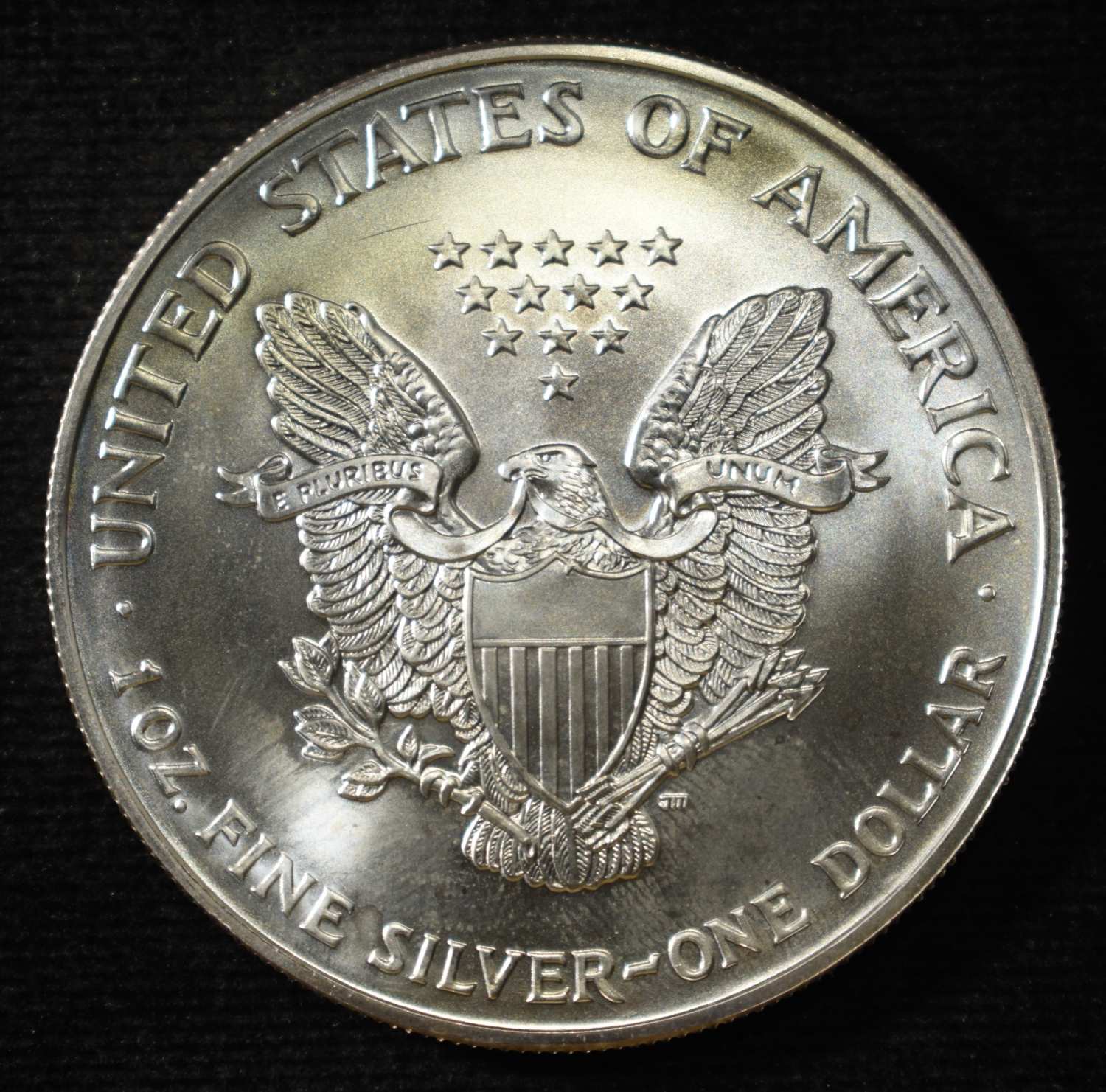 2002 AMERICAN SILVER EAGLE