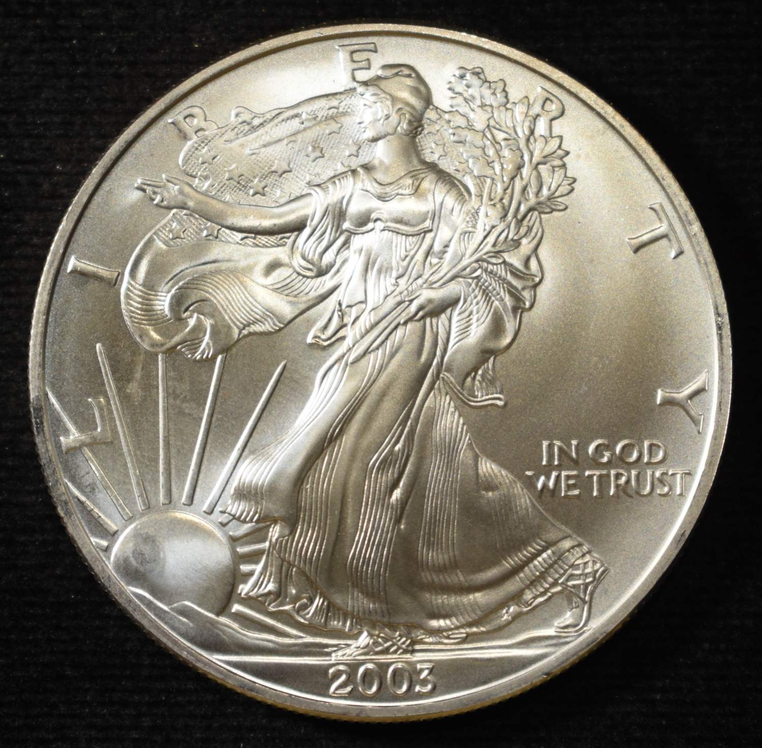 2003 AMERICAN SILVER EAGLE