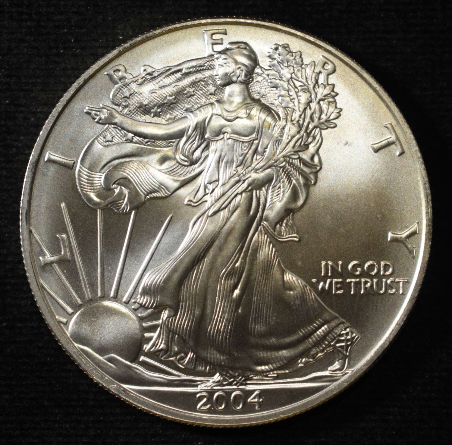 2004 AMERICAN SILVER EAGLE