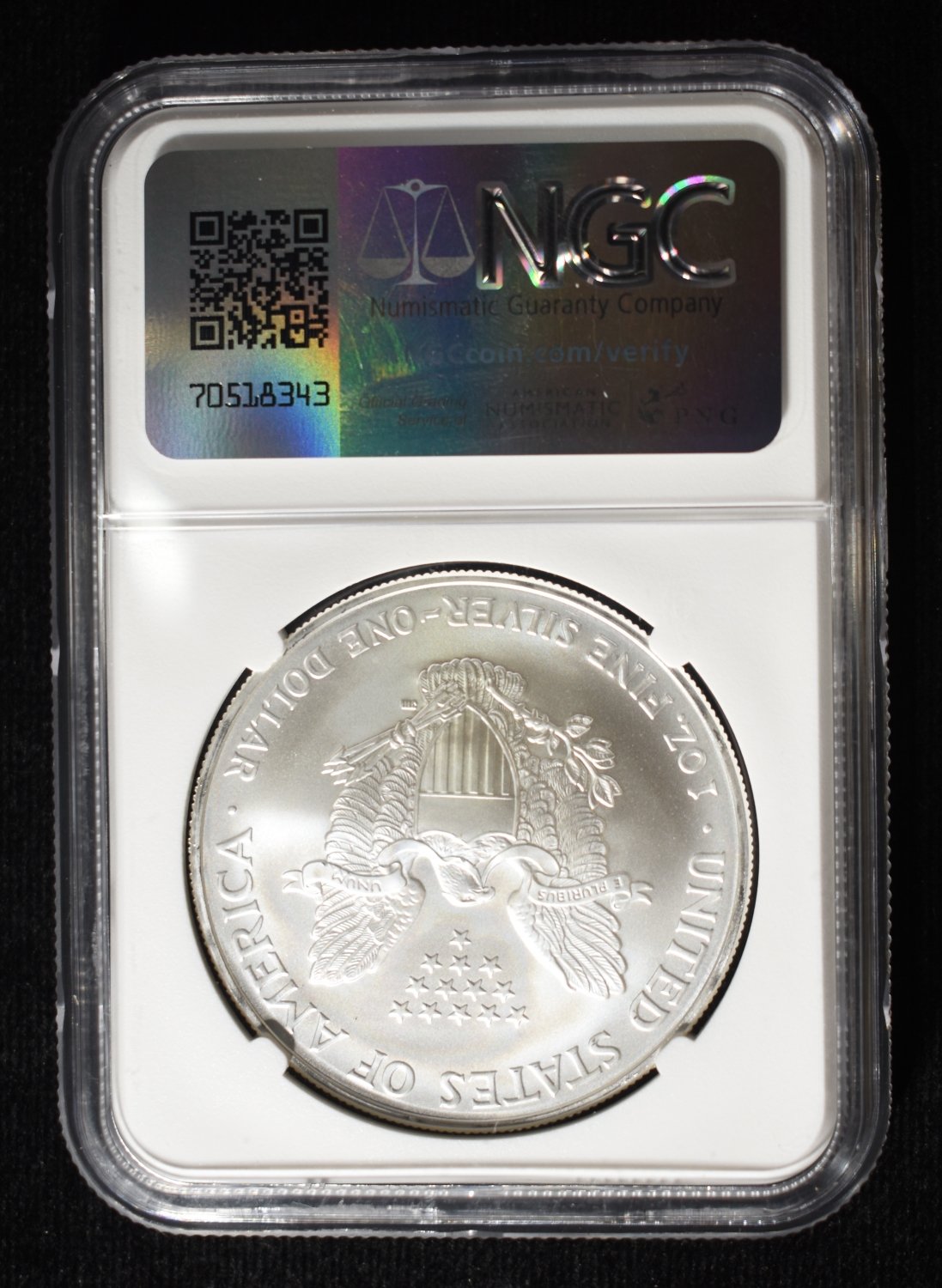 2007 AMERICAN SILVER EAGLE NGC MS69