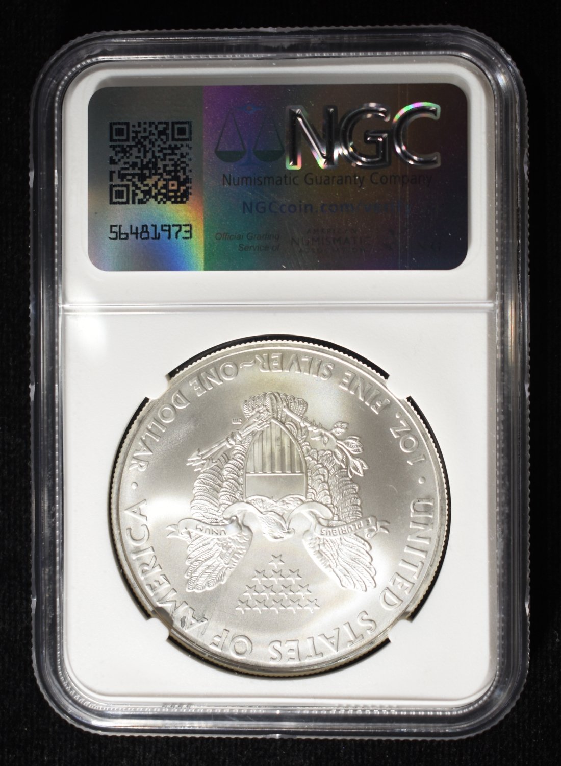2008 AMERICAN SILVER EAGLE NGC MS69