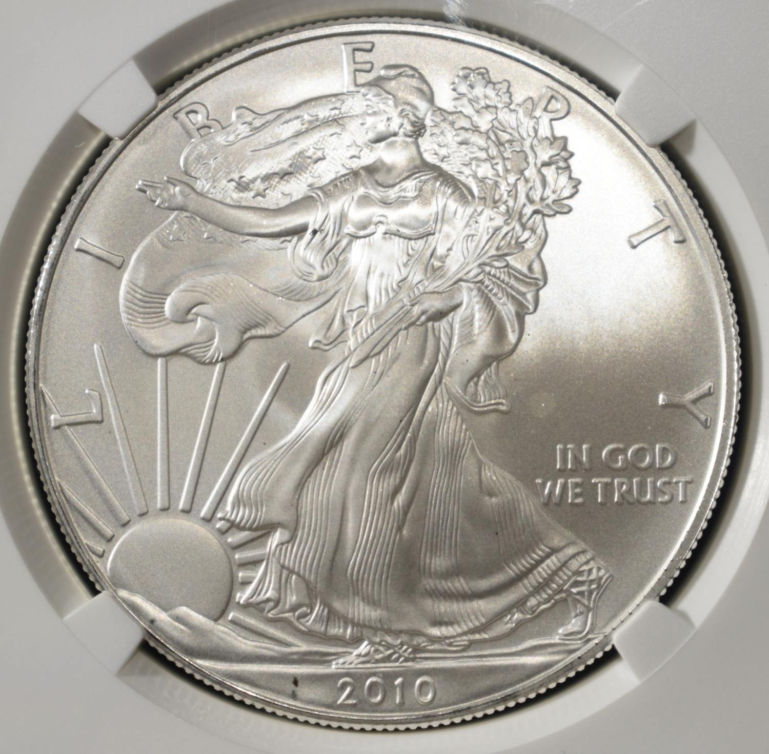 2010 AMERICAN SILVER EAGLE NGC MS69