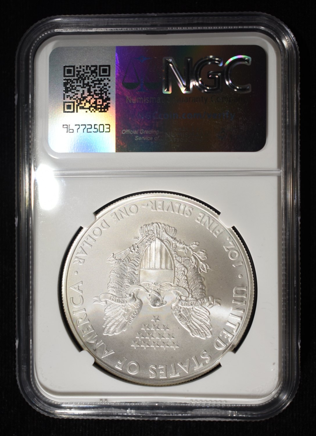 2010 AMERICAN SILVER EAGLE NGC MS69