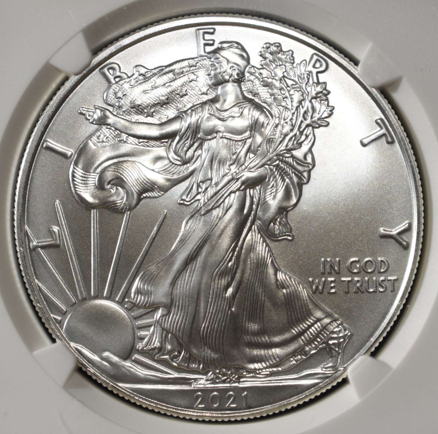 2021 AMERICAN SILVER EAGLE NGC MS69