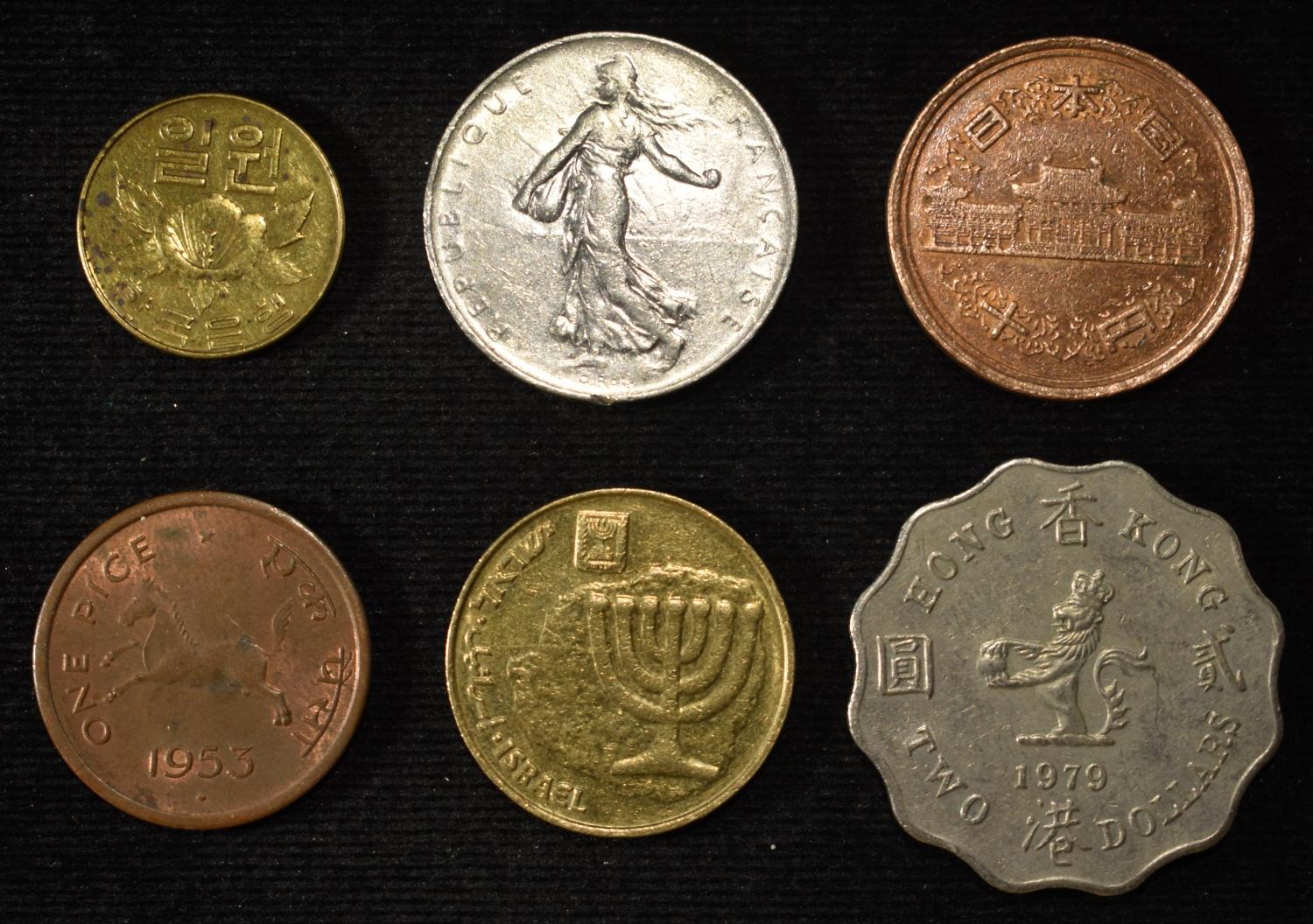 5 LBS FOREIGN COINS