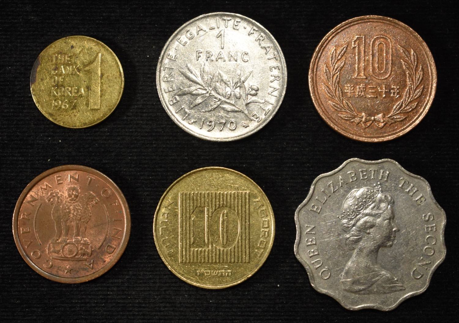 5 LBS FOREIGN COINS